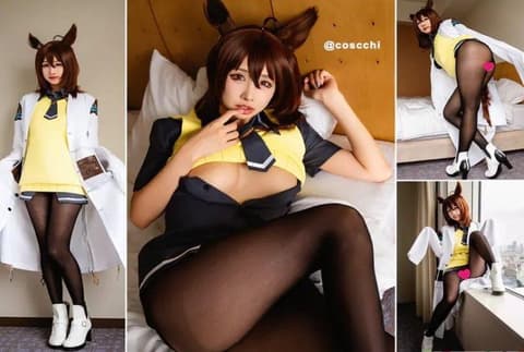 独家  超火爆！魅惑情色超光速粒子！身材高挑纤细、拥有美腿和兽耳的性感母狗，现已开放繁殖角色扮演！ COSH-316