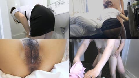 【个人拍摄・妄想无套中出】<住在地方的离婚一次女人>对饭店客房服务员的走光感到性慾高涨，让她让我吸吮鸡巴并注入精液！屁股太过色情让人受不了 FC2-PPV-4780168